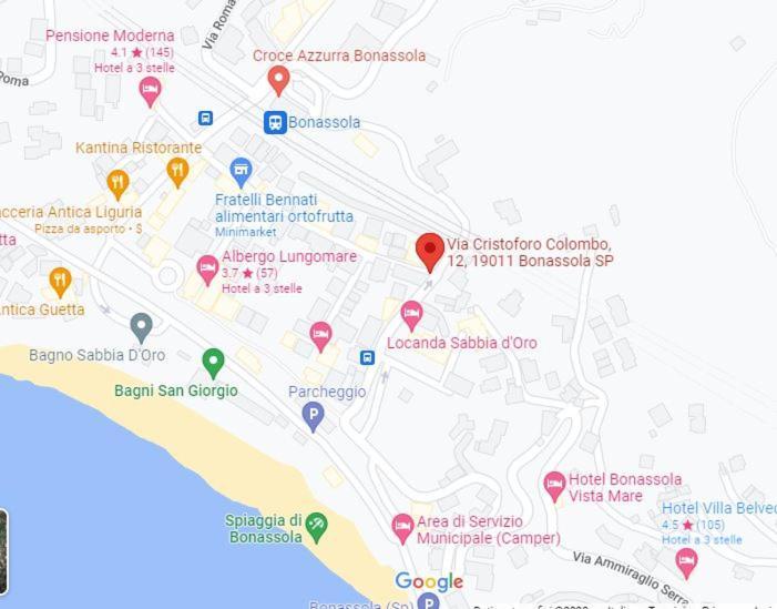 Apartmán La Porta Delle 5 Terre Trilocali Bonassola Exteriér fotografie